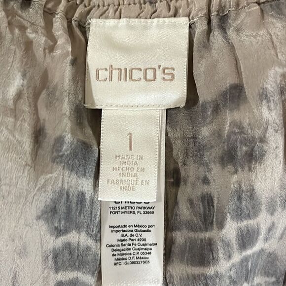 Chico's Tie-Dye Fringe Maxi Skirt - Picture 9 of 11